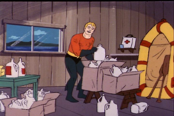 Craft: Aquaman teaches us how to make a piggy bank from a bleach bottle Craft: Aquaman teaches us how to make a piggy bank from a bleach bottle