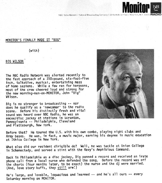 Release from NBC Radio Monitor. His wife started out as and irate caller to his radio show. Release from NBC Radio Monitor. His wife started out as and irate caller to his radio show.