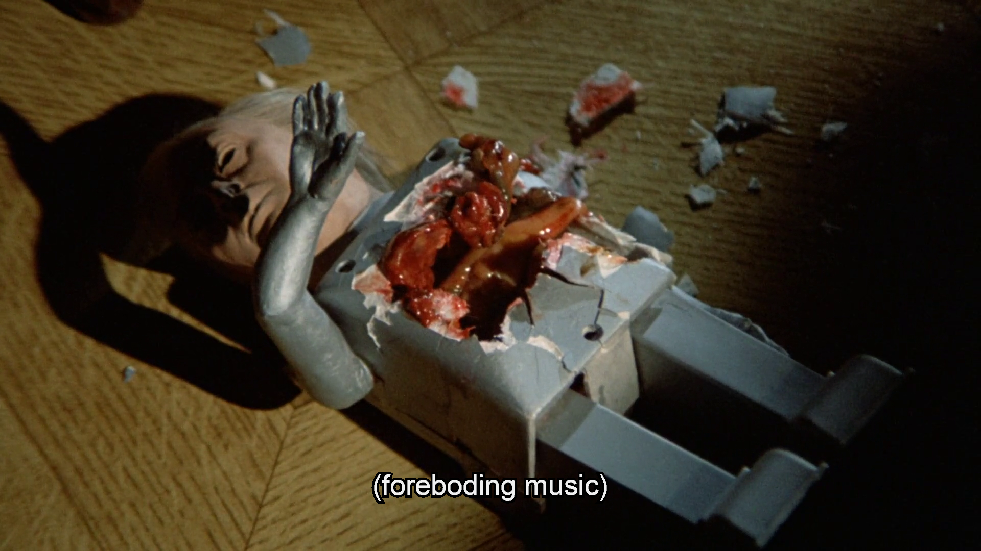 36. The greatest scene in all of horror history. All perfections are combined here: uncanny human face, grotesque resizing, living doll, “spider with a human face,” and sacrilegious flesh-toy fusion. 36. The greatest scene in all of horror history. All perfections are combined here: uncanny human face, grotesque resizing, living doll, “spider with a human face,” and sacrilegious flesh-toy fusion.