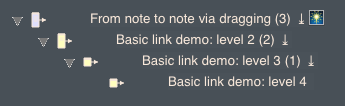 The structure of this webpage. You can see the basic link arrows on each note icon. The structure of this webpage. You can see the basic link arrows on each note icon.