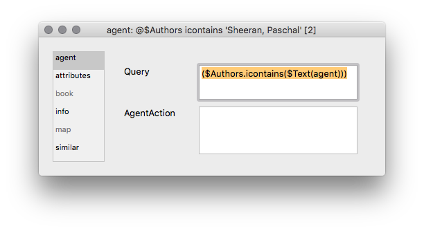 Do Get Info and just change the first word. Here, you would just double-click on Authors (leave the $ alone) and type in the new attribute. Do Get Info and just change the first word. Here, you would just double-click on Authors (leave the $ alone) and type in the new attribute.
