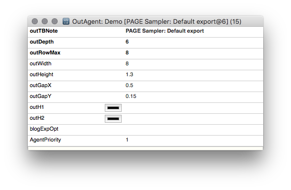 Here is the Key Attribute Table for our OutAgent. Here is the Key Attribute Table for our OutAgent.