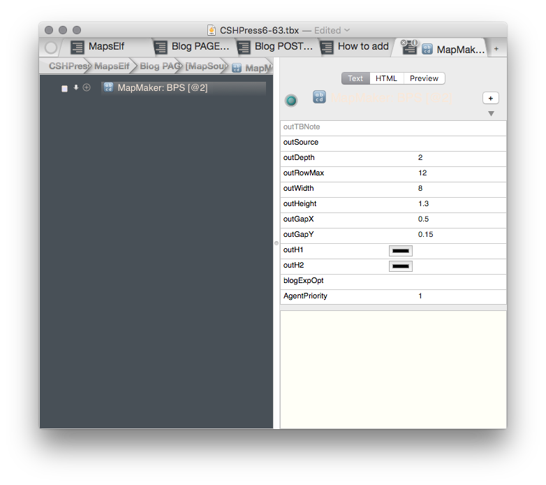 Hoist and change prototype. The display expression tells you it’s an OutMaker (it is ready to display the $outSource and tells you the depth to which it will extract). Hit ⌘5 or ⌥⌘X to see the OutMaker Control Panel. Hoist and change prototype. The display expression tells you it’s an OutMaker (it is ready to display the $outSource and tells you the depth to which it will extract). Hit ⌘5 or ⌥⌘X to see the OutMaker Control Panel.