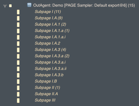 The aliases have been collected. Note that the source container and depth have been added to the agent’s display name. The aliases have been collected. Note that the source container and depth have been added to the agent’s display name.