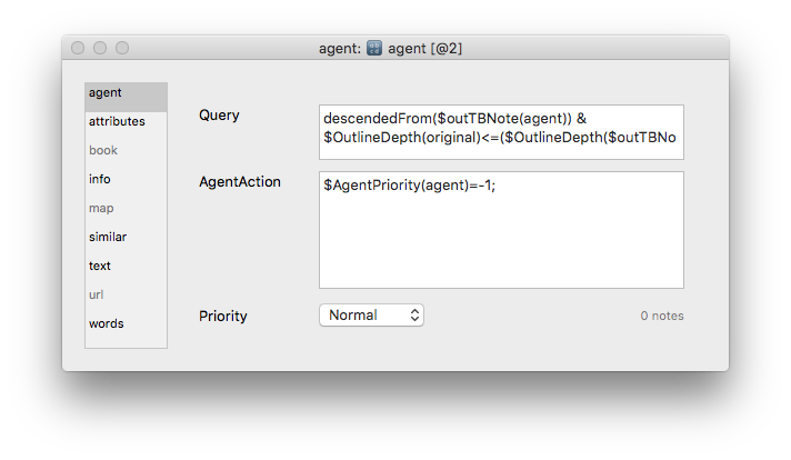 The agent info. It The agent info. It