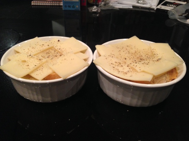 Cheese finally added. Cheese finally added.