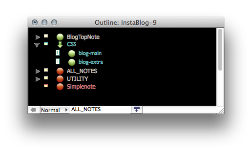 The two CSS stylesheets that style your blog are located here. The two CSS stylesheets that style your blog are located here.